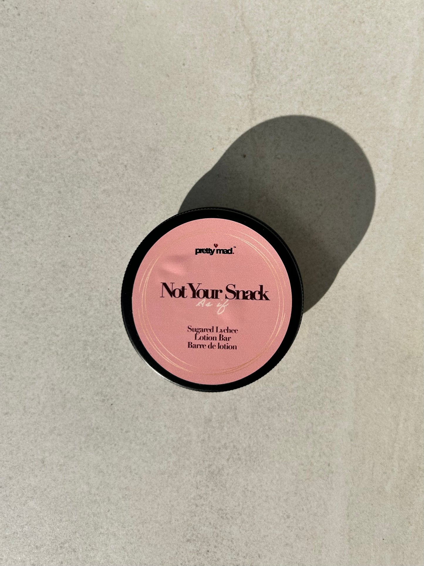 Not Your Snack Sugared Lychee Lotion Bar