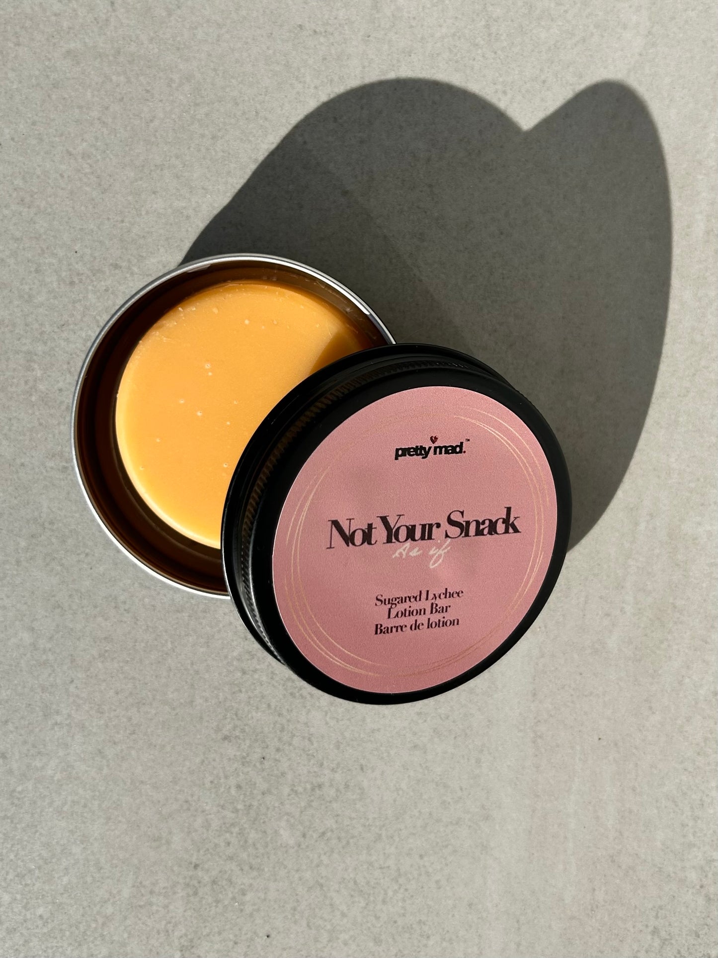 Not Your Snack Sugared Lychee Lotion Bar