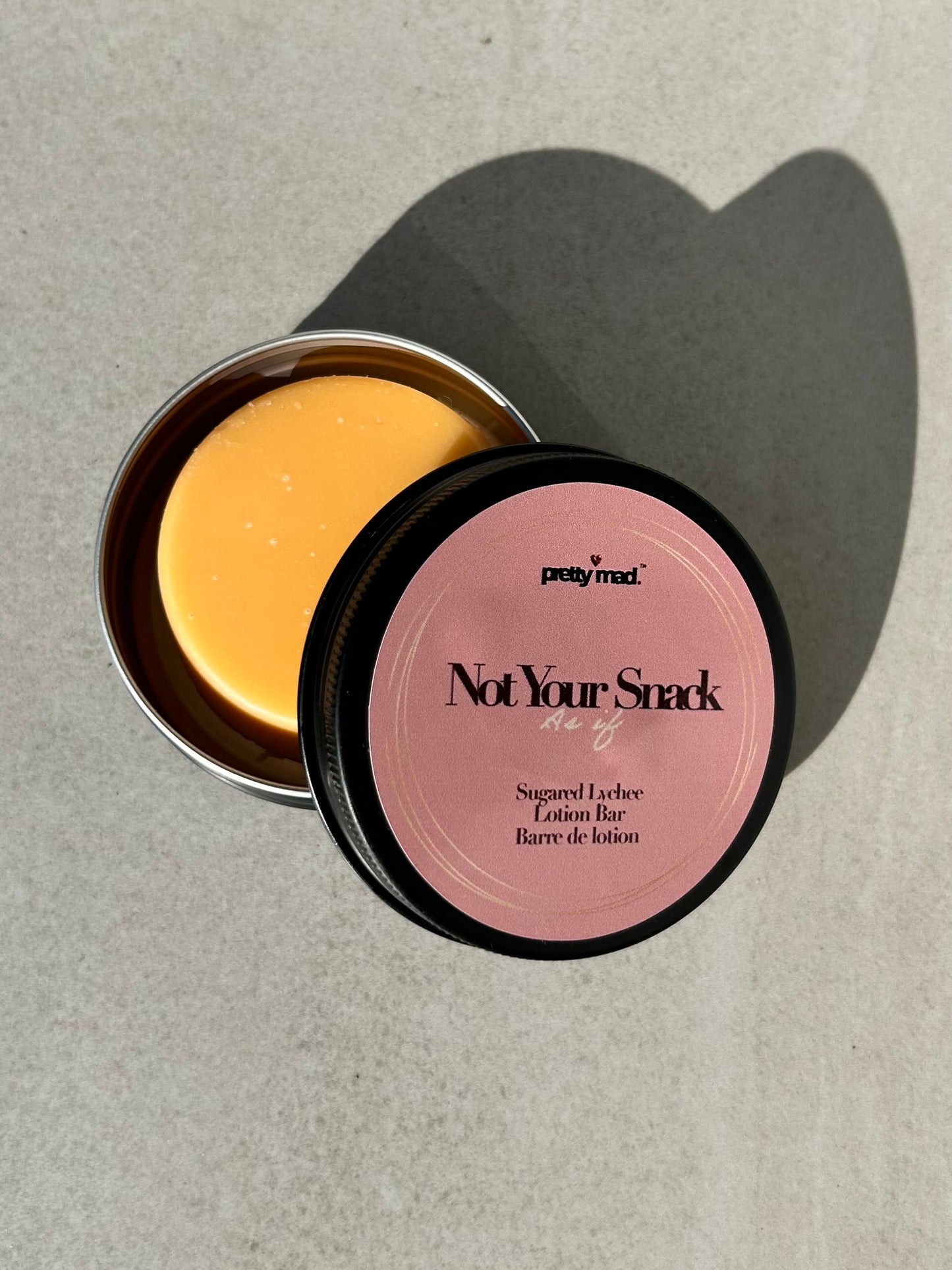 Not Your Snack Sugared Lychee Lotion Bar